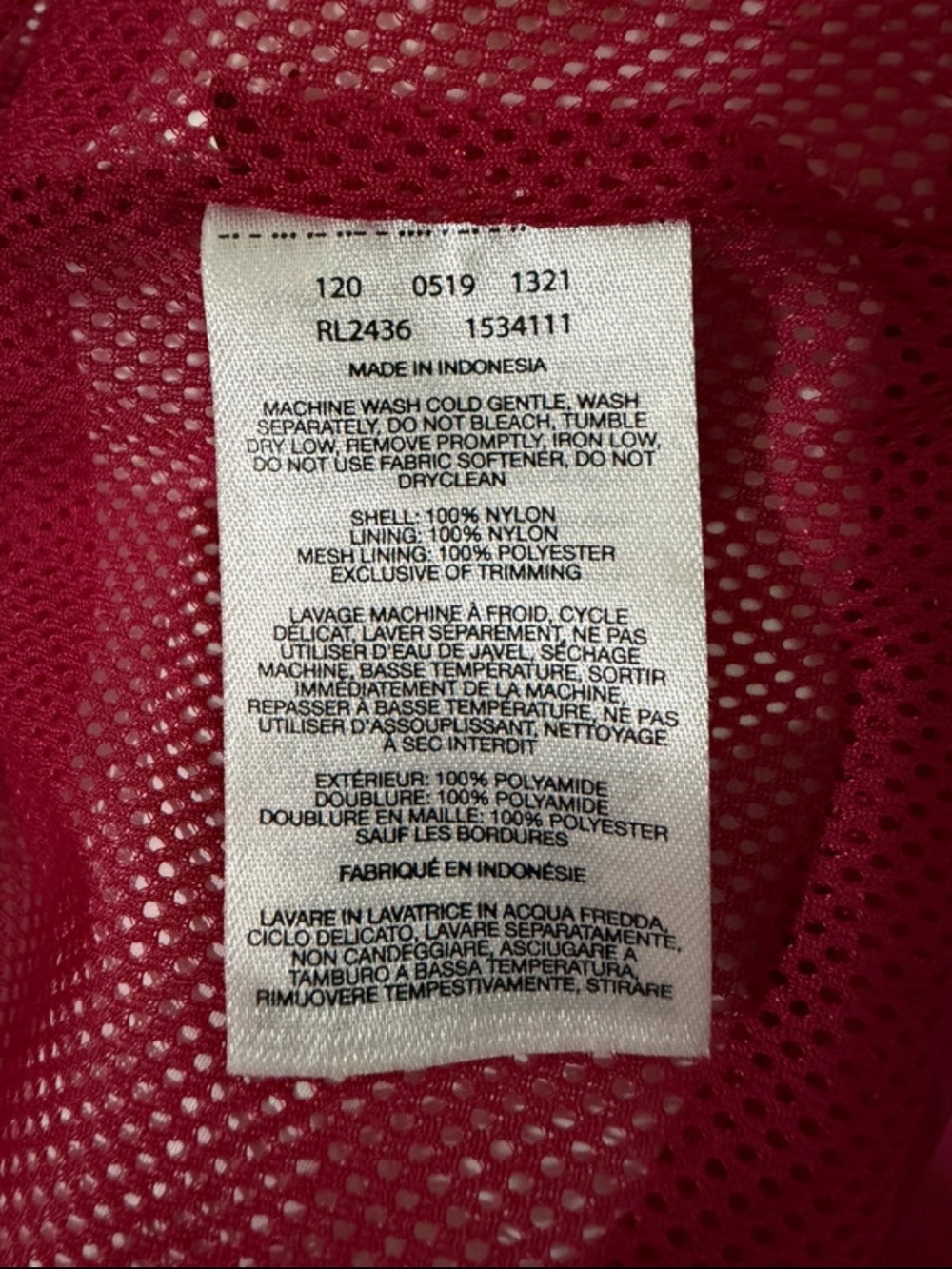 Columbia Omni-Tech Waterproof Hooded Rain Jacket - Coral / Pink - Picture 7 of 7